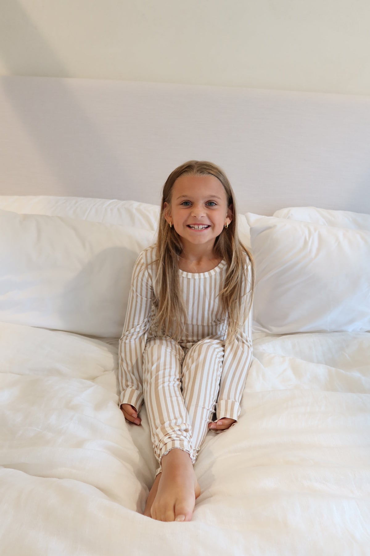 Sand Stripes Two Piece Pajama Set