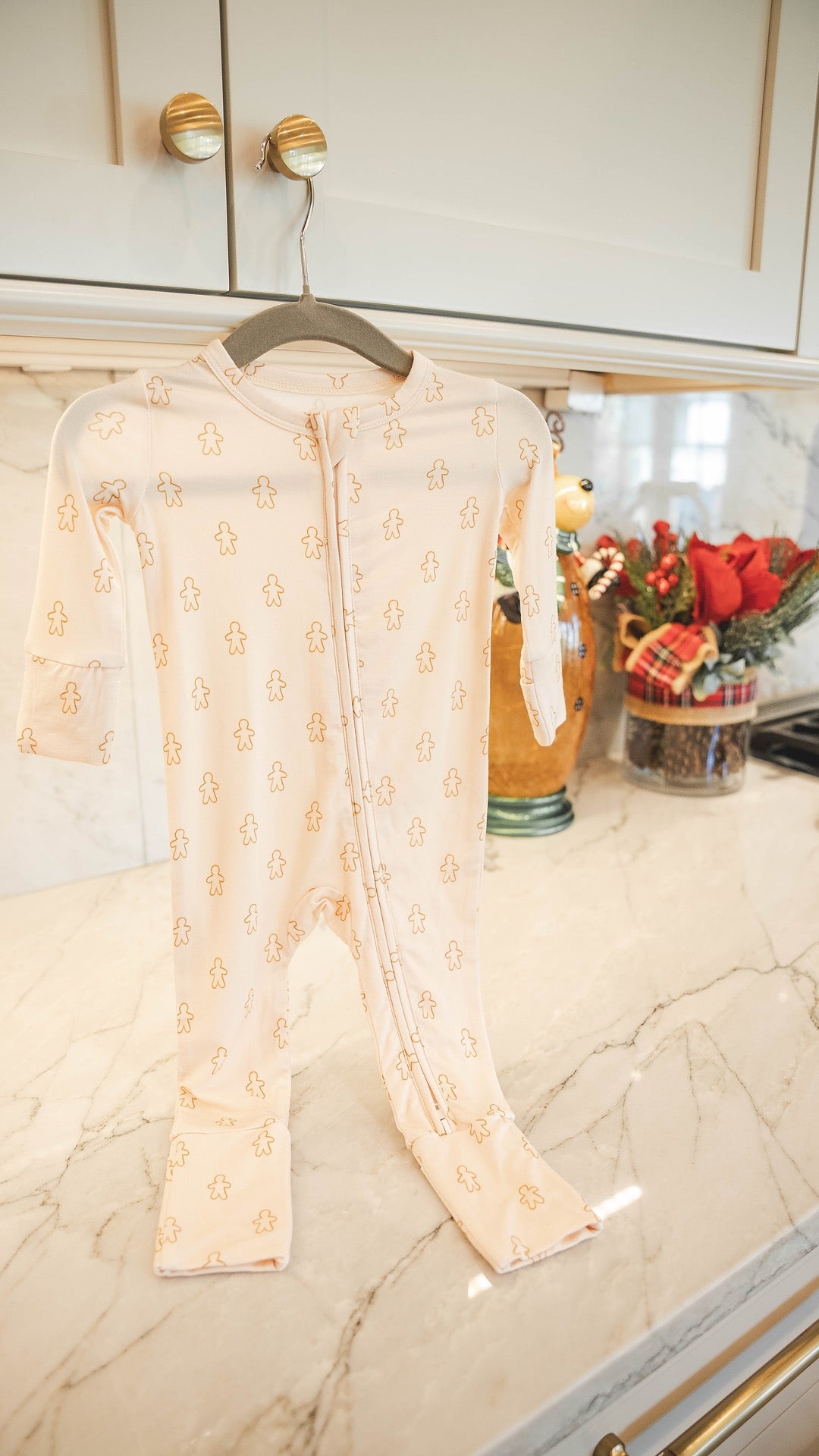Gingerbread Baby Pajamas
