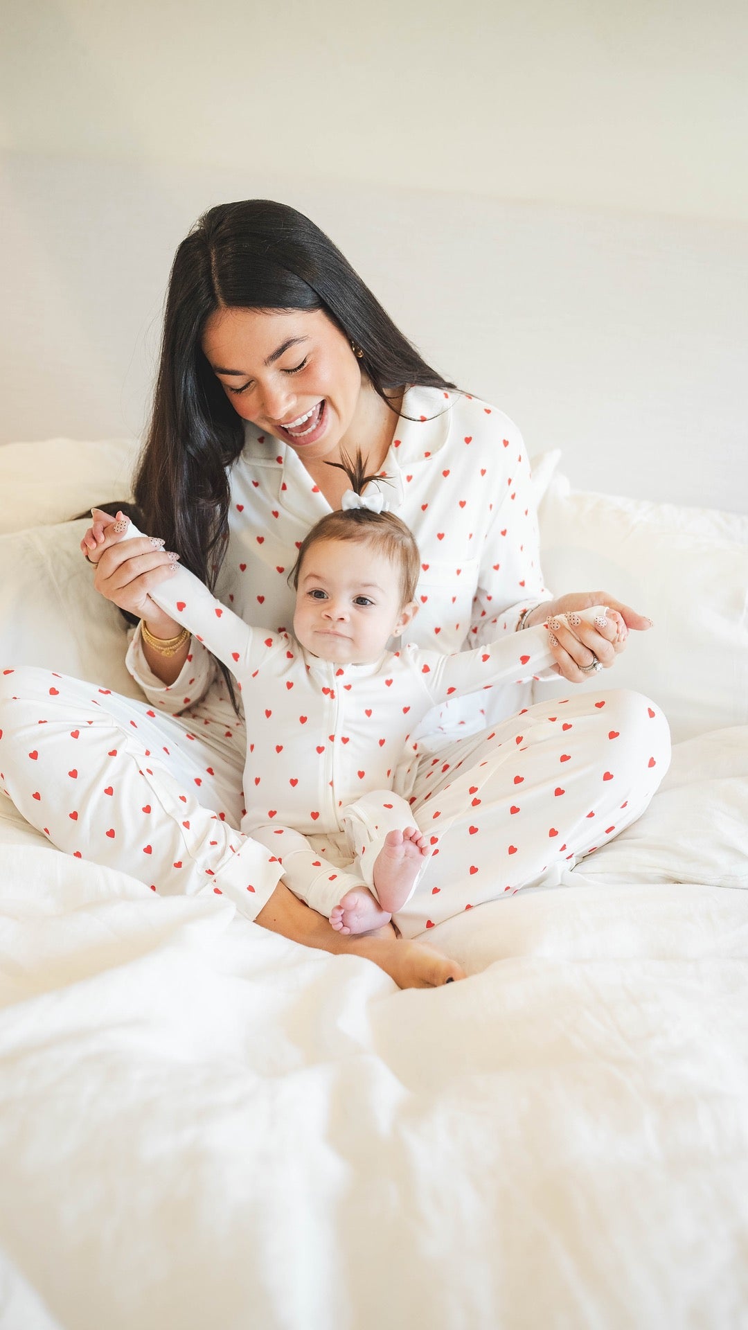 Lovers Grid Baby Pajamas