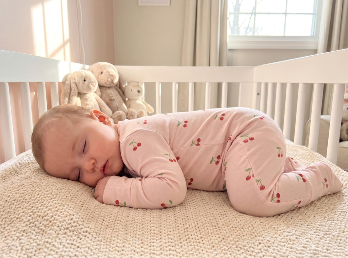 Cherry Kisses Baby Convertible Pajamas