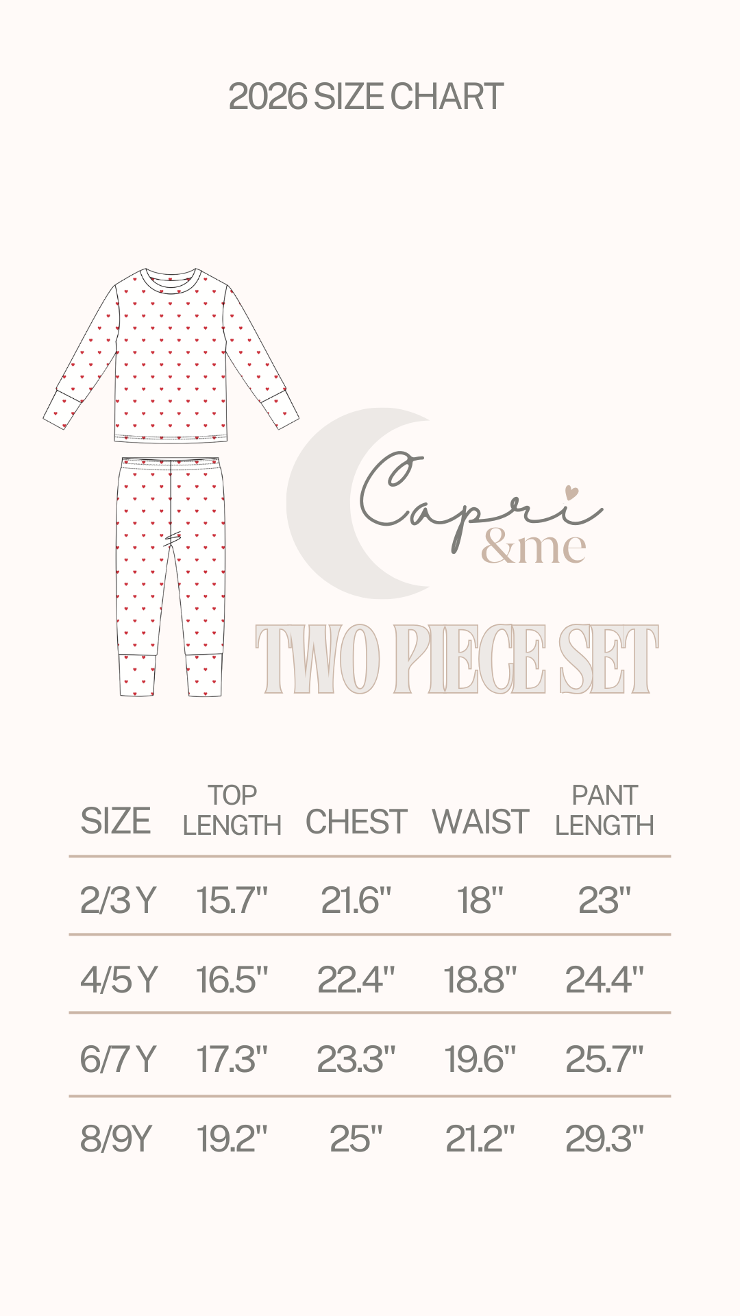 Bear Hugs Two Piece Pajama Set