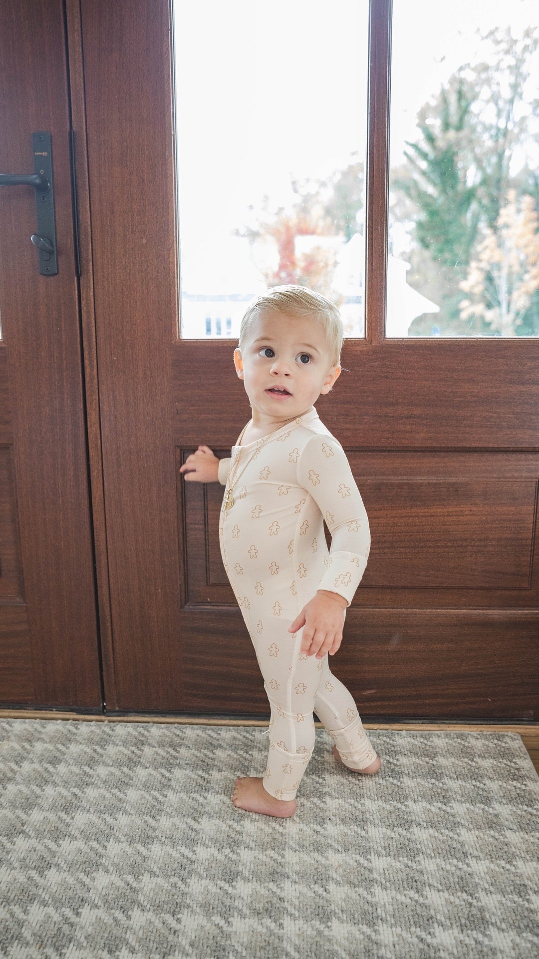 Gingerbread Baby Pajamas