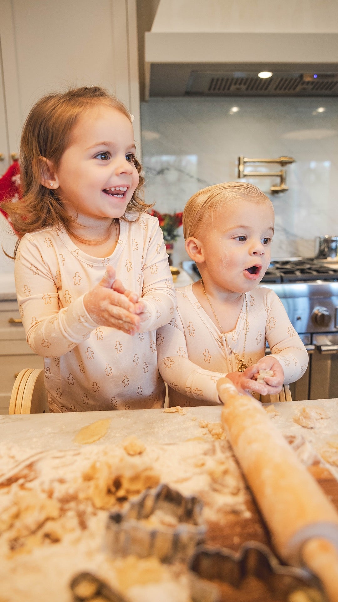 Gingerbread Baby Pajamas